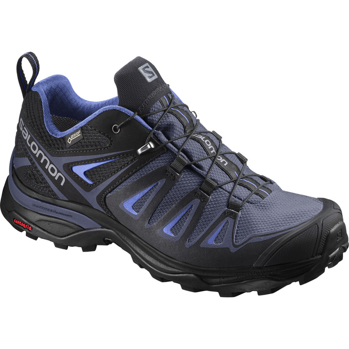 Buty Trekkingowe Damskie Salomon X ULTRA 3 GTX® W - Granatowe / Czarne - Polska (976-RLKMCG)